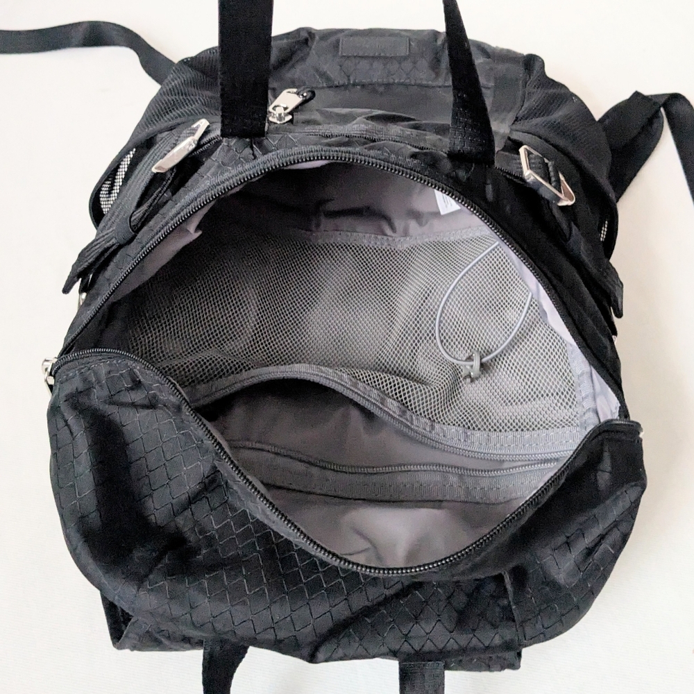 Athleta Stylish Excursion Black Backpack With Mul… - image 8